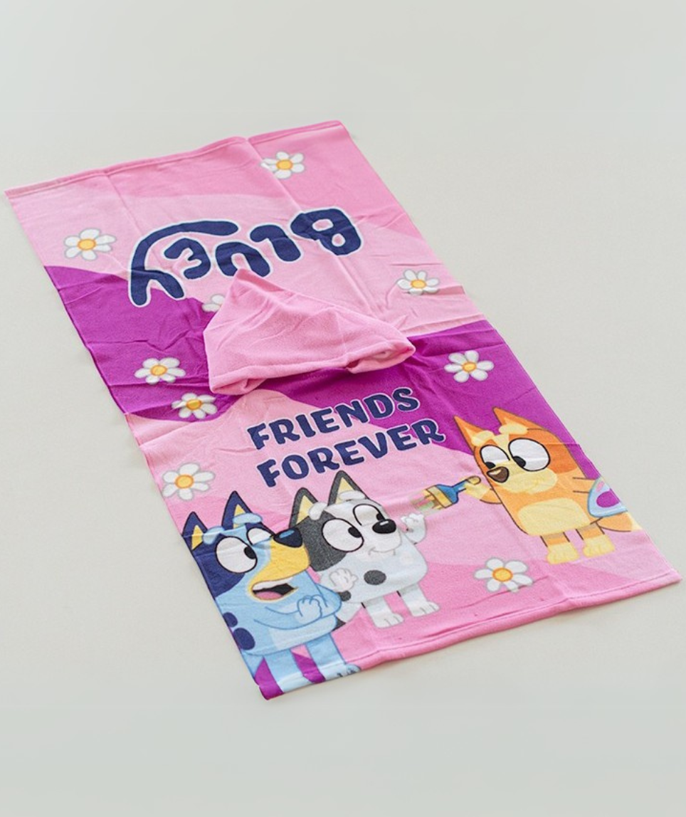 Poncho Bluey – Modelo Friends Forever