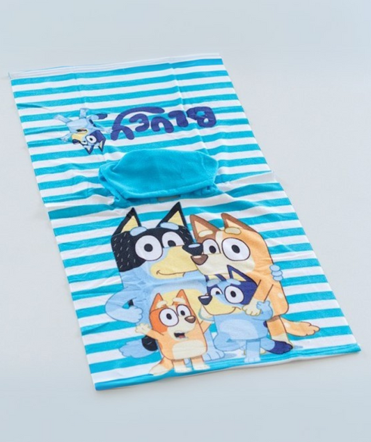 Poncho Bluey – Modelo Rayas