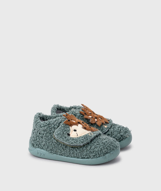 Zapatillas casa Erizo - Igor - Verde